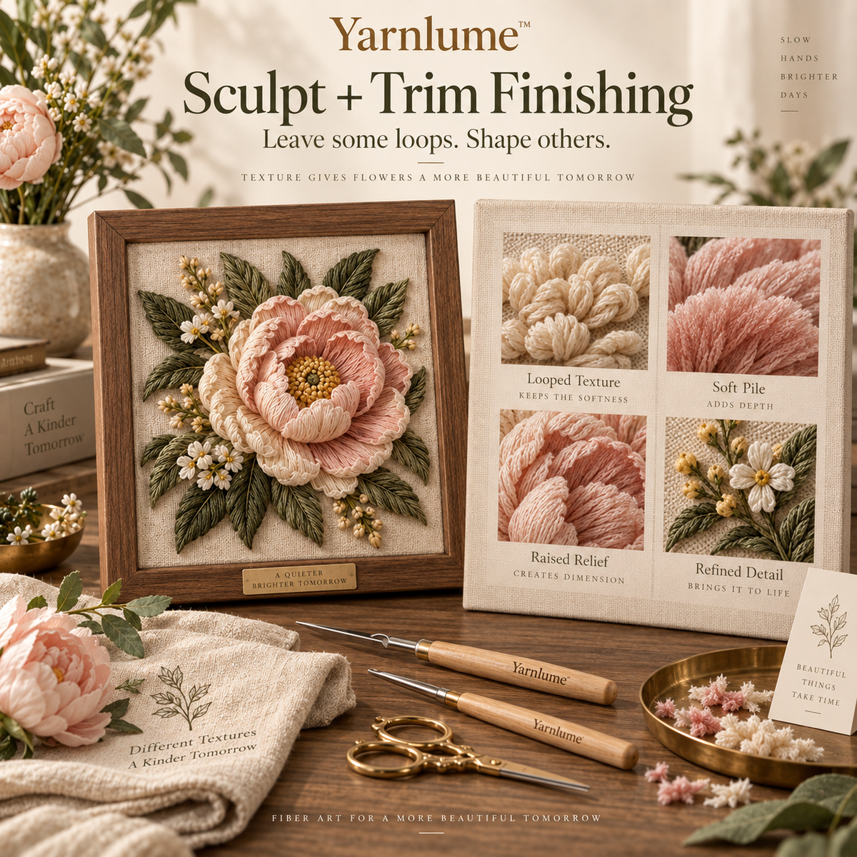 Yarnlume™ Botanical No.01 Sculpt a Flower.