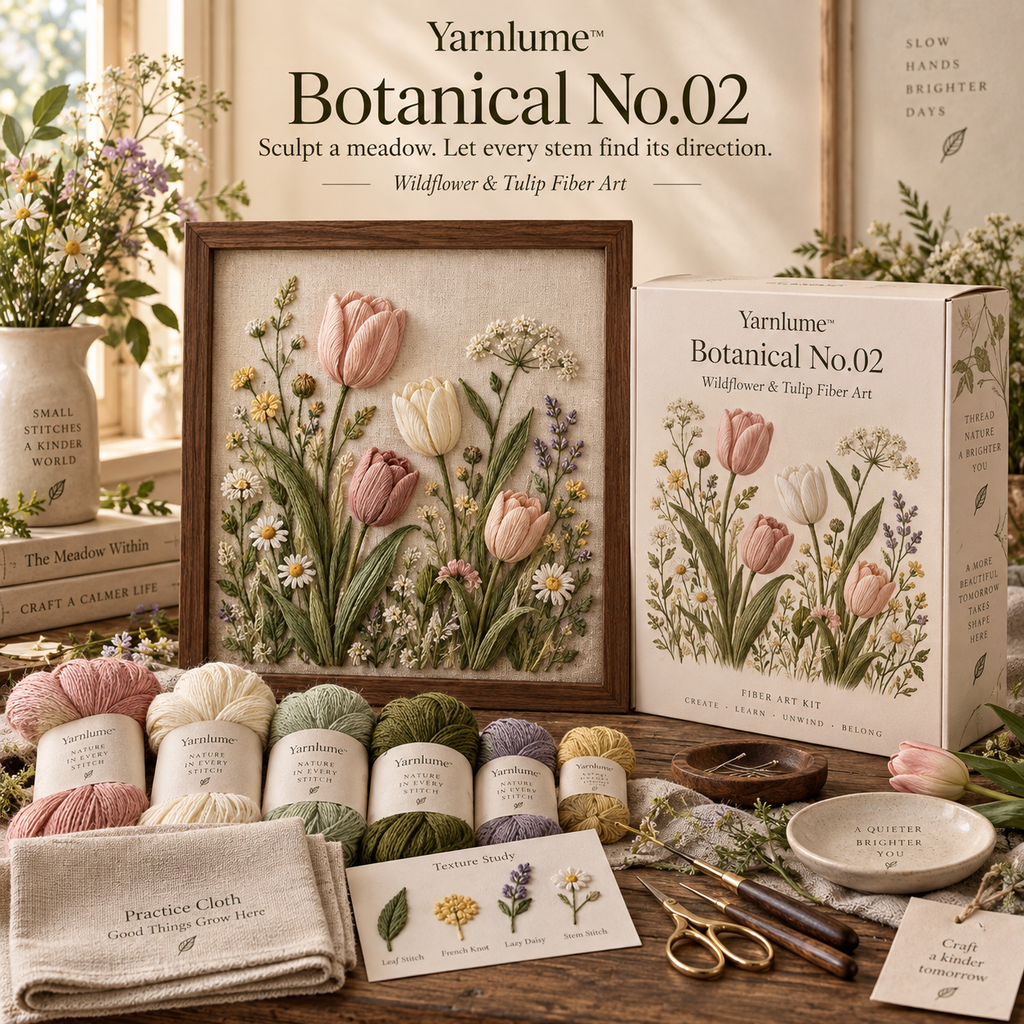 Yarnlume™ Botanical No.02 Sculpt a Meadow.