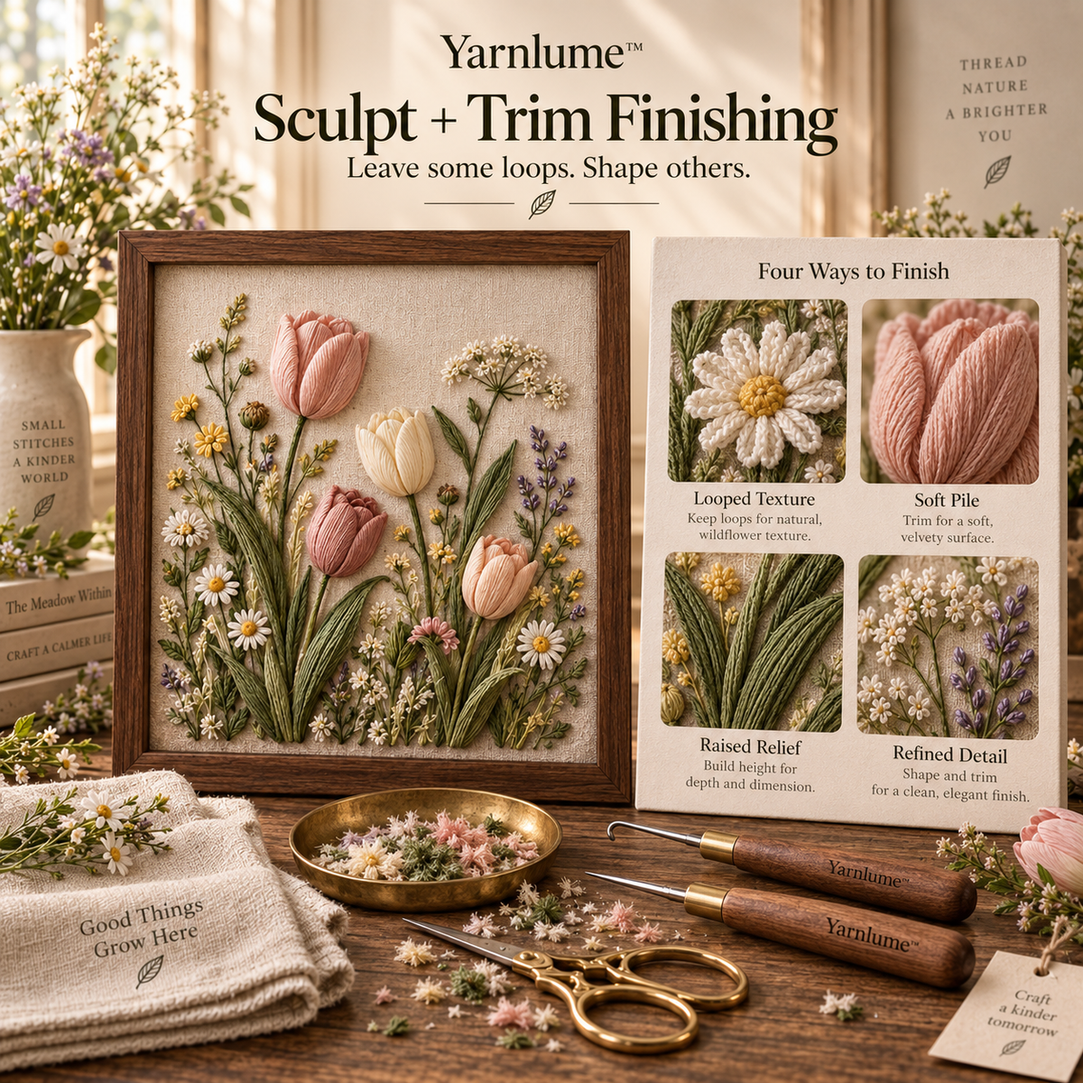 Yarnlume™ Botanical No.02 Sculpt a Meadow.