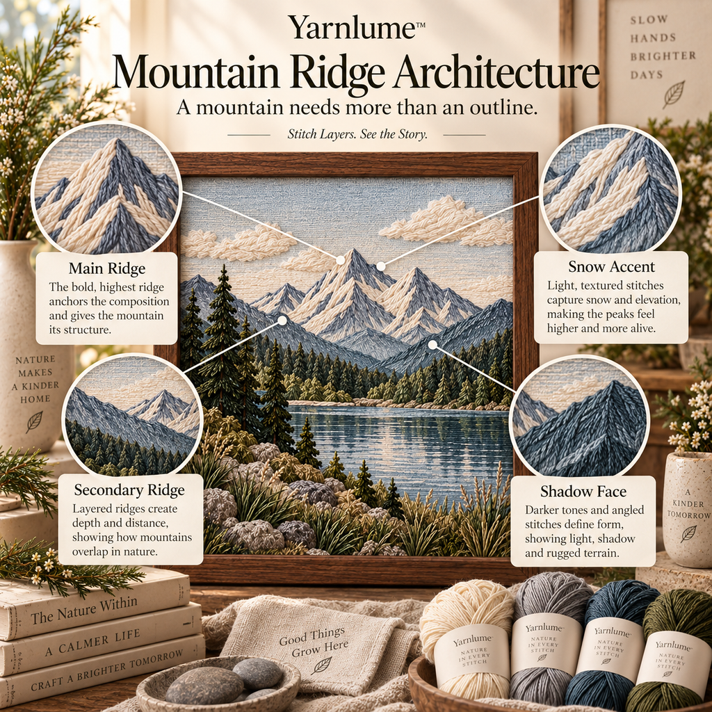Yarnlume™ Landscape No.01  Build the Mountains.