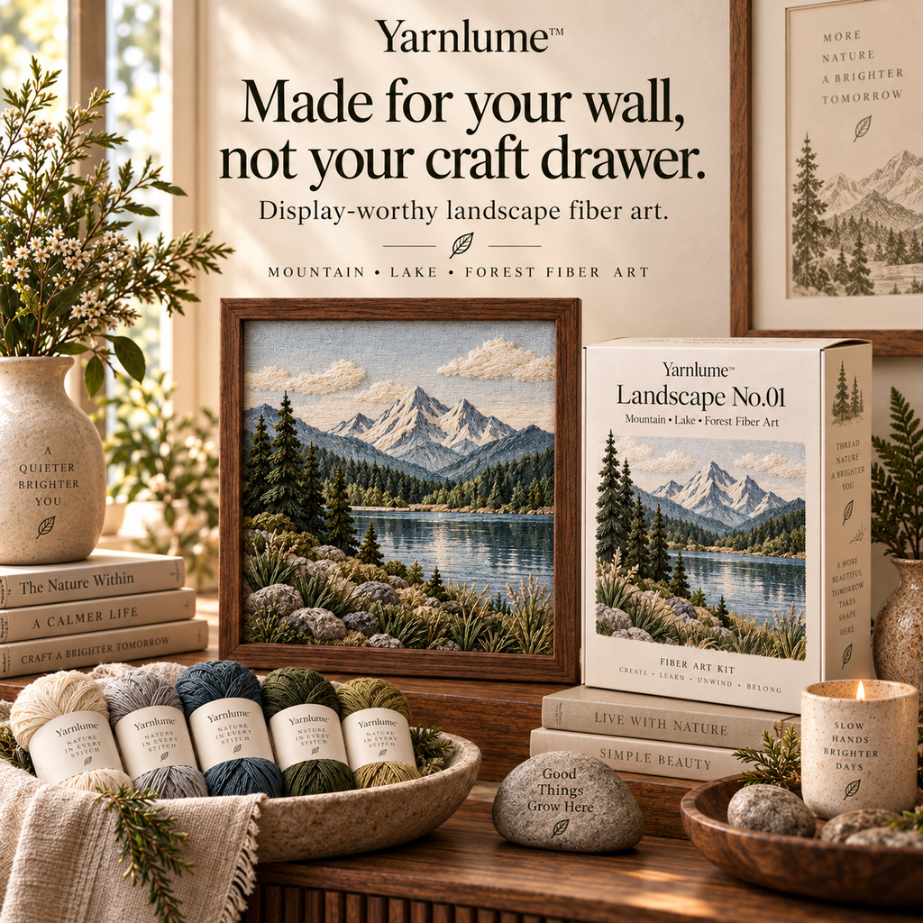 Yarnlume™ Landscape No.01  Build the Mountains.