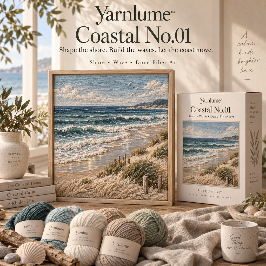 Yarnlume™ Coastal No.01  Shape the Shore.