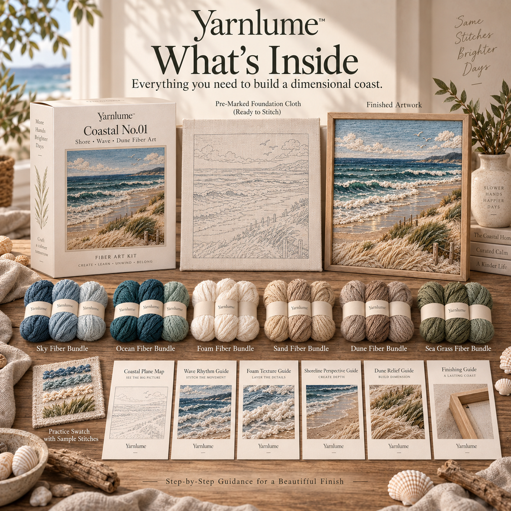 Yarnlume™ Coastal No.01  Shape the Shore.