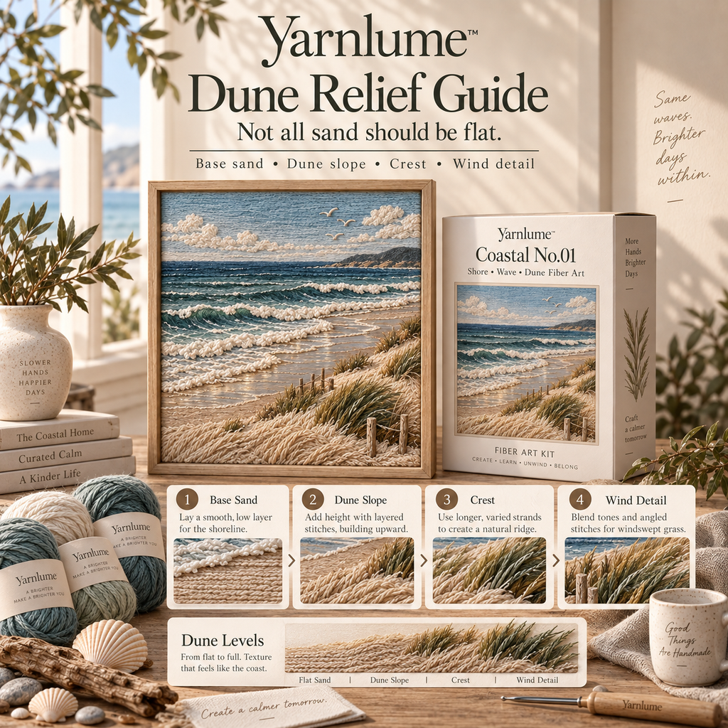 Yarnlume™ Coastal No.01  Shape the Shore.