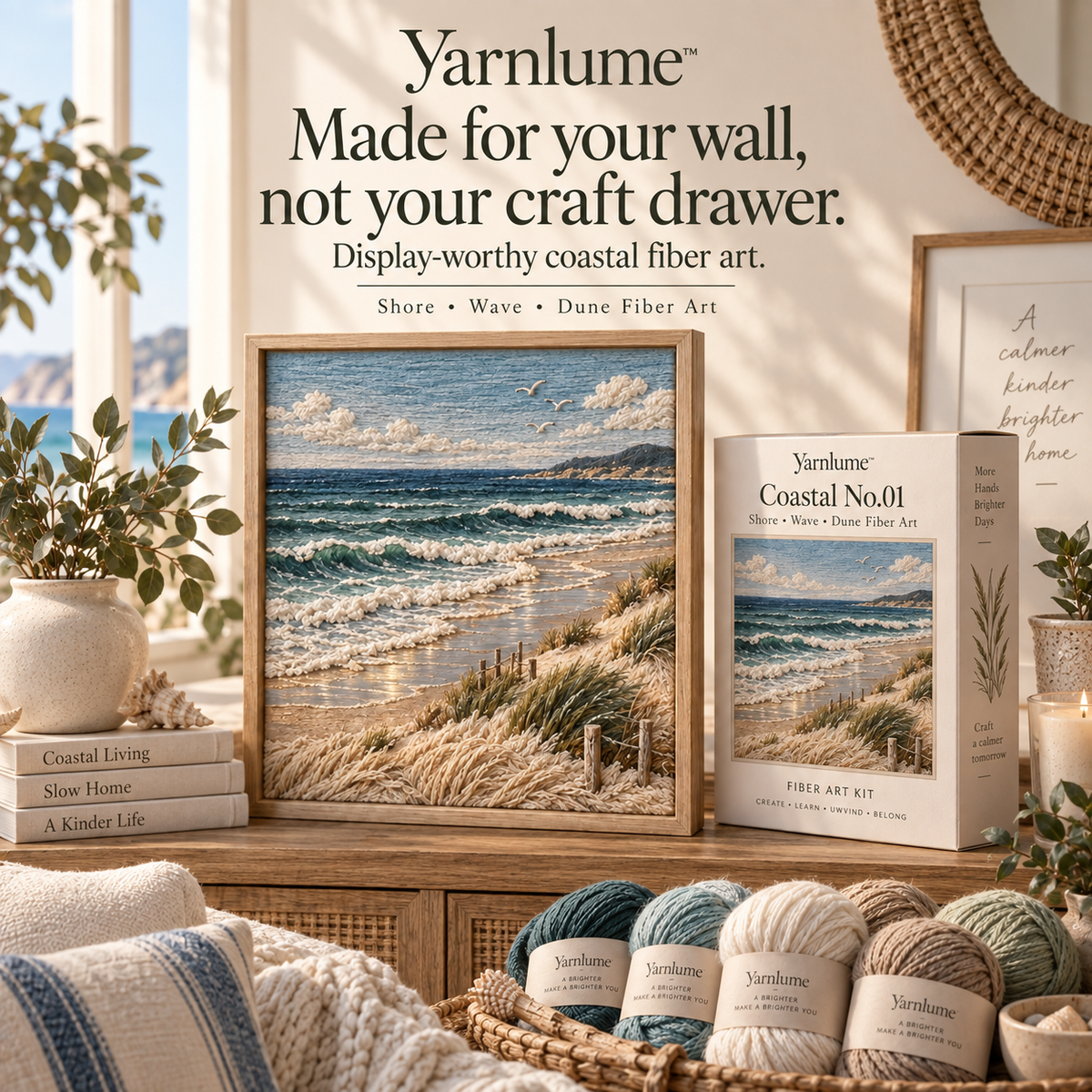 Yarnlume™ Coastal No.01  Shape the Shore.